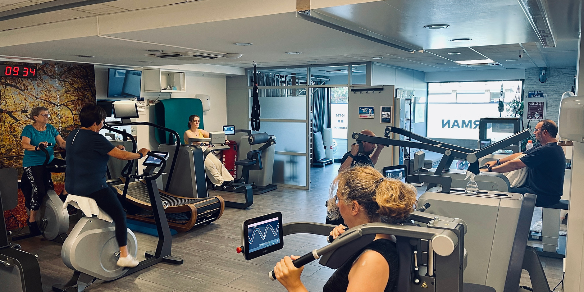 Trainen op Milon-toestellen bij The GYM Corman